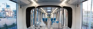 Tramway interior LED lighting