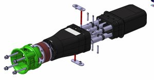 P400 400 Hz connector